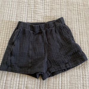 XS Madewell shorts charcoal gray